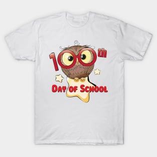 Owl 100th Day Of School 100 Days Smarter Gifts T-Shirt